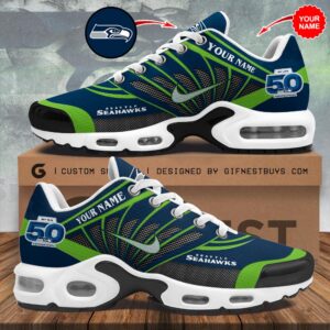 Personalized Seattle Seahawks 50th Anniversary Air Max Shoes - HOATT15731