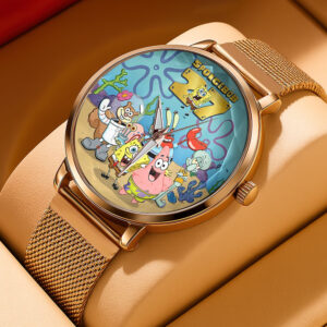 SpongeBob SquarePants 27th Anniversary Mesh Strap Quartz Watch - TMTHU3492