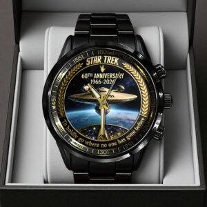 Star Trek 60th Anniversary 2026 Black Stainless Steel Watch - TANTN20865