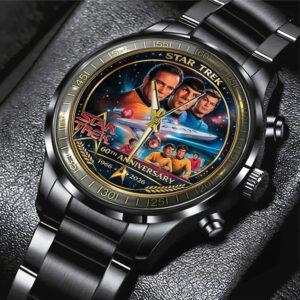 Star Trek 60th Anniversary Black Stainless Steel Watch - TMTHU3138