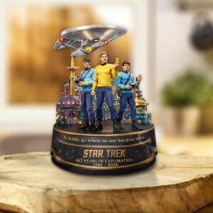 Star Trek 60th Anniversary Custom Shape Acrylic Plaque - TANTN20596