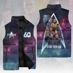 Star Trek 60th Anniversary 3D Sleeveless Down Jacket - HOATT15804