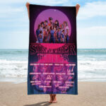 Stranger Things Rectangle Beach Towel – TMTHU3326