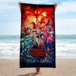 Stranger Things Rectangle Beach Towel – TMTHU3324