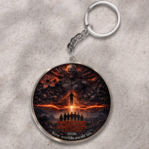 Stranger Things Custom Shape 2-sided Keychain - HOATT15457