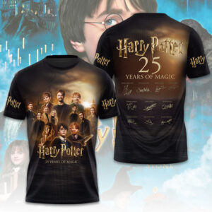 Harry Potter 25th Anniversary 3D Apparel - TMTHU3047