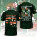 Miami Hurricanes Football 3D Apparel – TMTHU3062