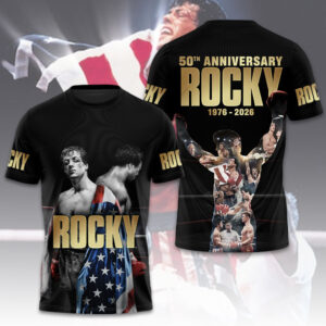 Rocky Balboa 50th Anniversary 3D Apparel - TMTHU3154