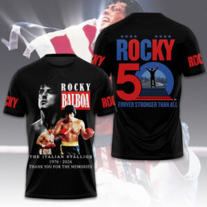 Rocky Balboa 50th Anniversary 3D Apparel - TMTHU3156