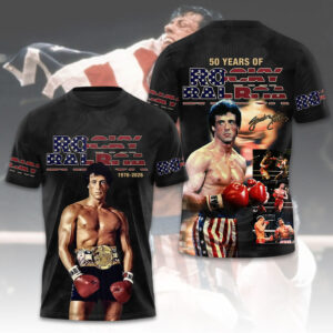 Rocky 50th Anniversary 3D Apparel - TMTHU3291