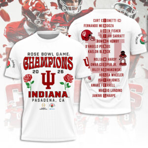 Indiana Hoosiers Football 3D Apparel - TANTN19864