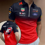 Red Bull Racing x Max Verstappen Zip Polo Shirt – TANTN19873