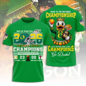 Oregon Ducks Football 3D Apparel - TANTN19881