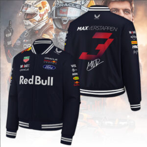 Red Bull Racing x Max Verstappen Varsity Jacket - TANTN19909