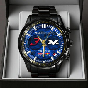 Red Bull Racing x Max Verstappen Black Stainless Steel Watch - TANTN19918