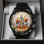 Prayer and Love Black Stainless Steel Watch – TANTN19991