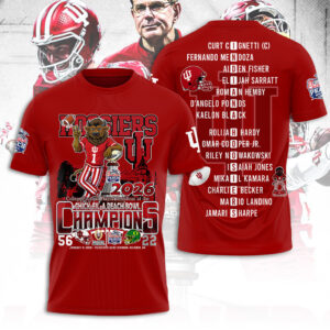 Indiana Hoosiers Football 3D Apparel - TANTN20160