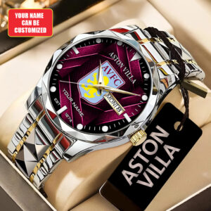 Personalized Aston Villa Alloy Luxury Quartz Watch - TANTN20268
