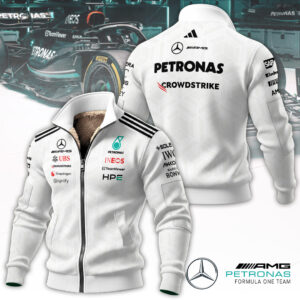 Mercedes AMG Petronas F1 Team 2026 Thick Knit Fleece Jacket - TANTN20312