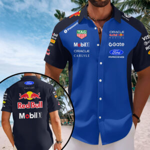Red Bull Racing 2026 Short Sleeve Button-Down Shirt – TANTN20342