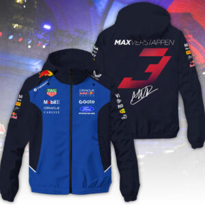Red Bull Racing x Max Verstappen 2026 3D Windbreaker Jacket - TANTN20356