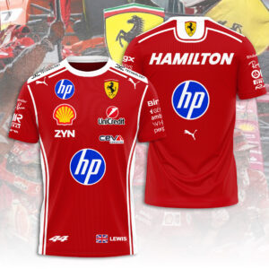 Scuderia Ferrari x Lewis Hamilton 2026 3D Apparel - TANTN20417