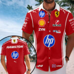 Scuderia Ferrari x Lewis Hamilton 2026 Short Sleeve Button-Down Shirt – TANTN20418