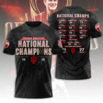 Indiana Hoosiers Football 2025 National Champions 3D Apparel – TANTN20445