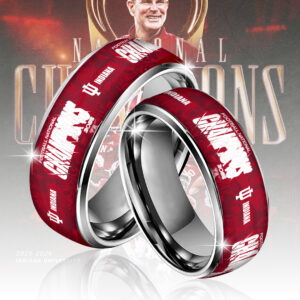 Indiana Hoosiers Football 2025 National Champions Custom Alloy Ring - TANTN20466