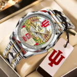 Indiana Hoosiers Football 2025 National Champions Alloy Luxury Quartz Watch – TANTN20469