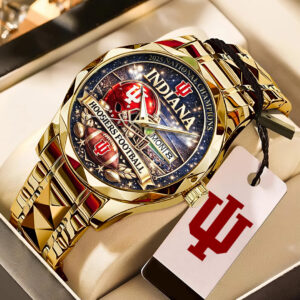 Indiana Hoosiers Football 2025 National Champions Alloy Luxury Quartz Watch - TANTN20493