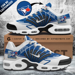 Personalized Toronto Blue Jays 50th Anniversary Air Max Shoes - TANTN20526