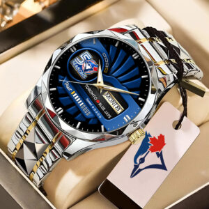 Toronto Blue Jays 50th Anniversary Alloy Luxury Quartz Watch - TANTN20543