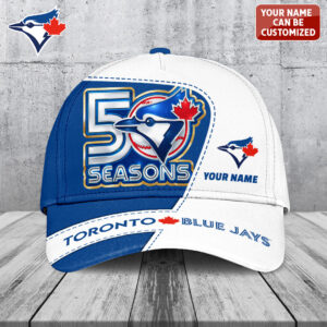 Personalized Toronto Blue Jays 50th Anniversary Classic Cap – TANTN20572