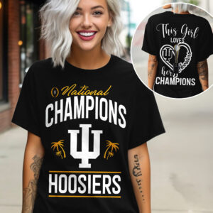 Indiana Hoosiers Football 2025 National Champions 3D Apparel - TANTN20581