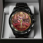 Dolly Parton 80th Anniversary Black Stainless Steel Watch – TANTN20588