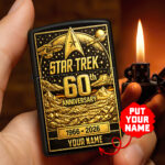 Personalized Star Trek 60th Anniversary Zippo Lighter Case (No Insert) – TANTN20600