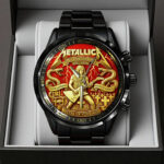Metallica 45th Anniversary 2026 Black Stainless Steel Watch – TANTN20648