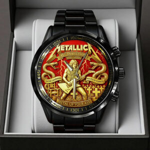 Metallica 45th Anniversary 2026 Black Stainless Steel Watch - TANTN20648