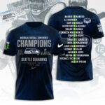 Seattle Seahawks 2025 NFC Champions 3D Apparel – TANTN20656
