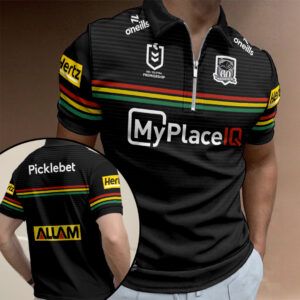 Penrith Panthers 2026 Zip Polo Shirt - TANTN20666