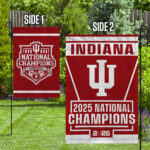 Indiana Hoosiers Football 2025 National Champions Double-side Garden Flag – TANTN20691