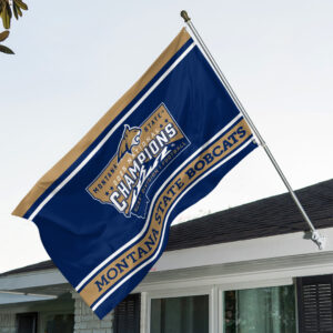 Montana State Bobcats Football 2025 National Champions 3D Double-side House Flag - TANTN20729