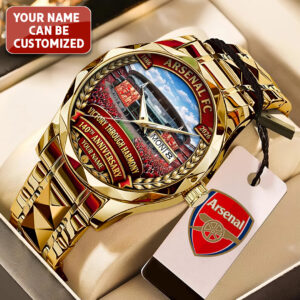 Personalized Arsenal FC 140th Anniversary Alloy Luxury Quartz Watch - TANTN20761