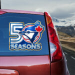 Toronto Blue Jays 50th Anniversary 3D Car Sticker – TANTN20762