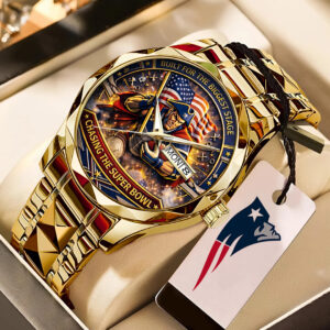 New England Patriots Alloy Luxury Quartz Watch - TANTN20832