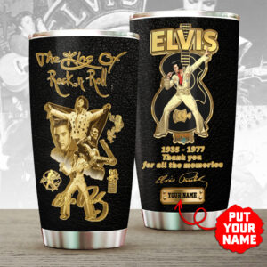 Personalized Elvis Presley Tumbler Cup - TMTHU3095