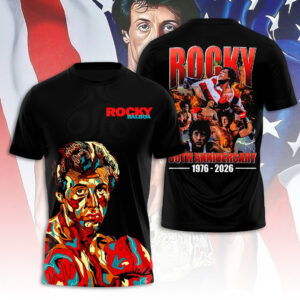 Rocky 50th Anniversary 3D Apparel - TMTHU3118