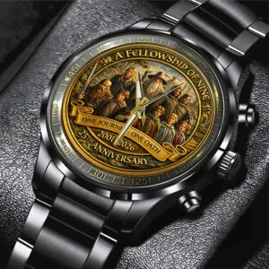The Lord of the Rings 25th Anniversary Black Stainless Steel Watch - TMTHU3182