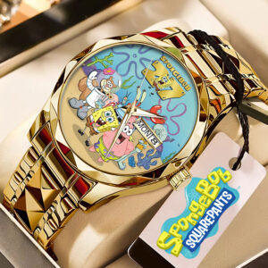 SpongeBob SquarePants 27th Anniversary Alloy Luxury Quartz Watch - TMTHU3348